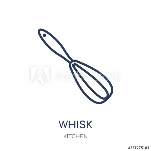 500x500 Whisk Icon Whisk Linear Symbol Design From Kitchen Collection