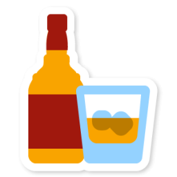 256x256 Whiskey Icon Swarm App Sticker Iconset Sonya