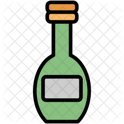 256x256 Whiskey Icon Of Colored Outline Style