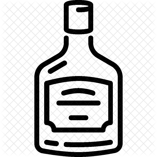 512x512 Whiskey Icon Of Line Style