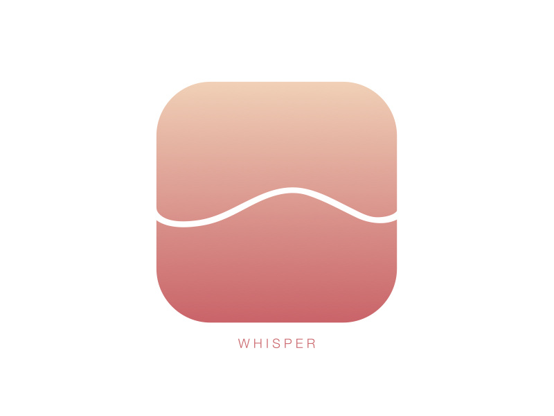 800x600 Whisper App Icon Concept