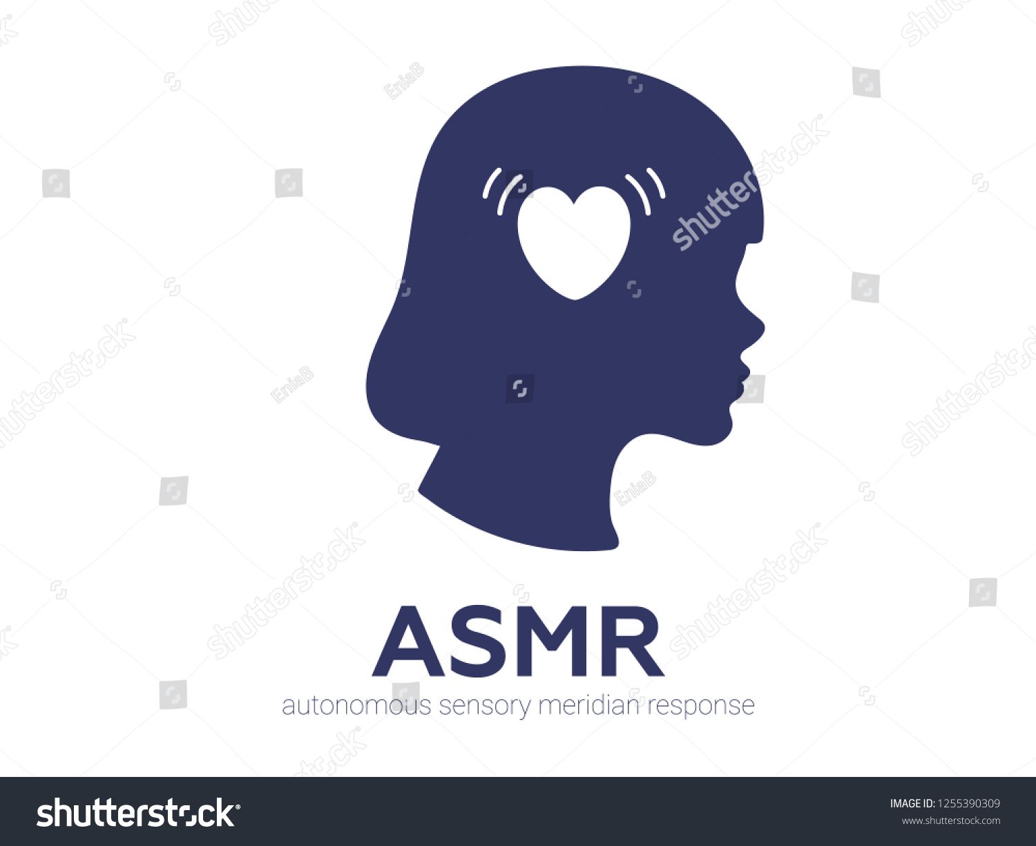 1500x1225 Autonomous Sensory Meridian Response, Asmr Logo Or Icon Female