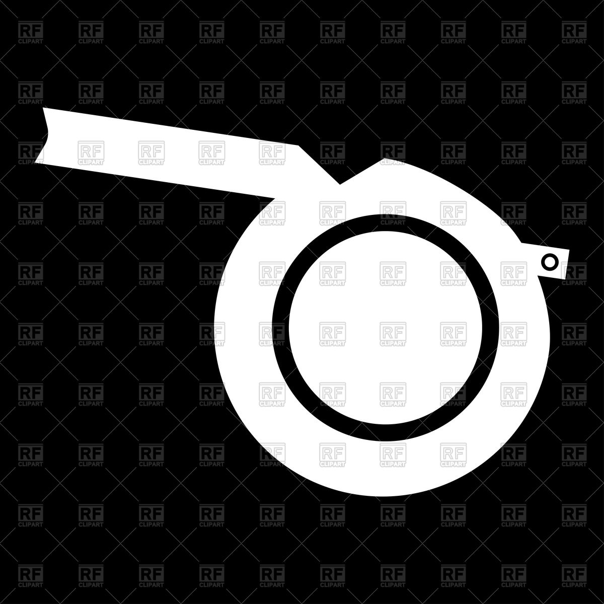 1200x1200 Whistle Icon Vector Image Of Icons And Emblems