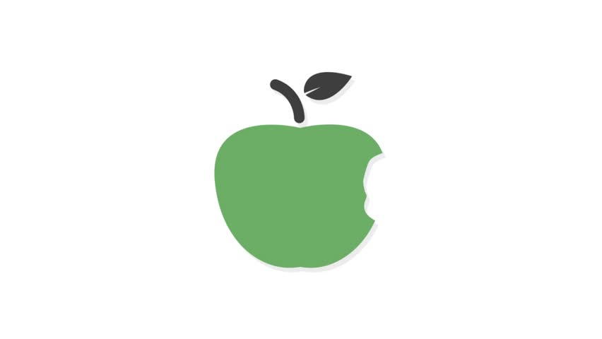 852x480 Food And Restaurant Icons Animation With White Background Apple