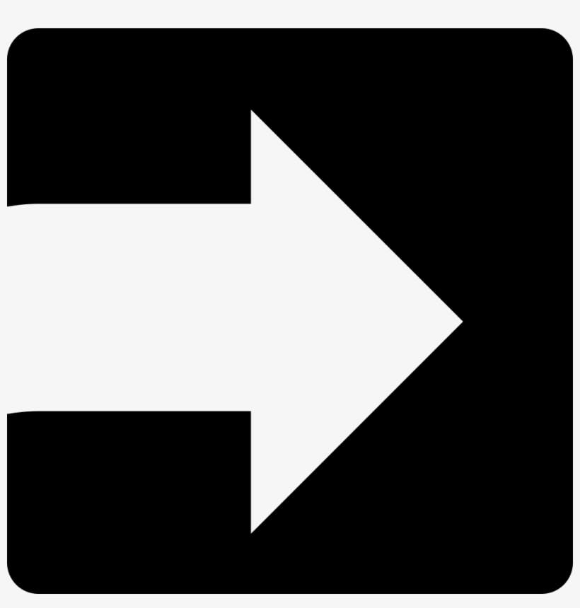 820x860 White Arrow Facing The Right Direction Inside A Square