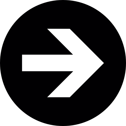 512x512 White Arrow To The Right With Black Background Icons Free Download