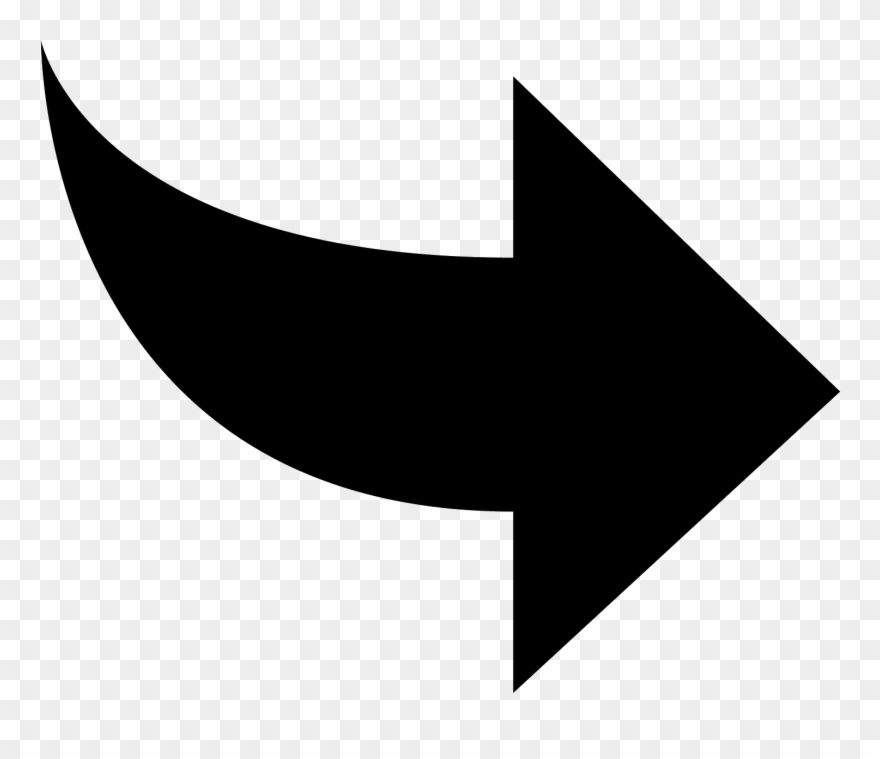 880x759 Curved Arrow Icon