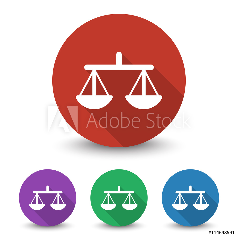 1000x1000 Photo Art Print White Balance Icon In Different Colors Set