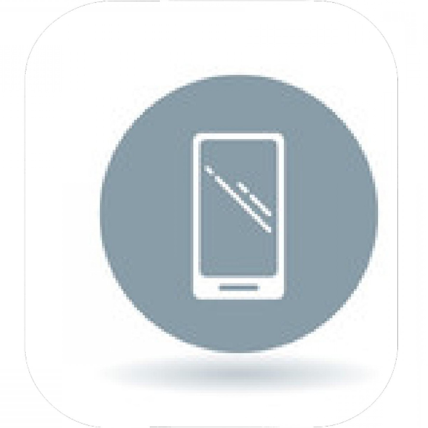 Modern Smartphone Icon Cellphone Sign Mobile Phone Symbol White 1440x1440 Modern Smartphone Icon Cellphone Sign Mobile Phone Symbol White