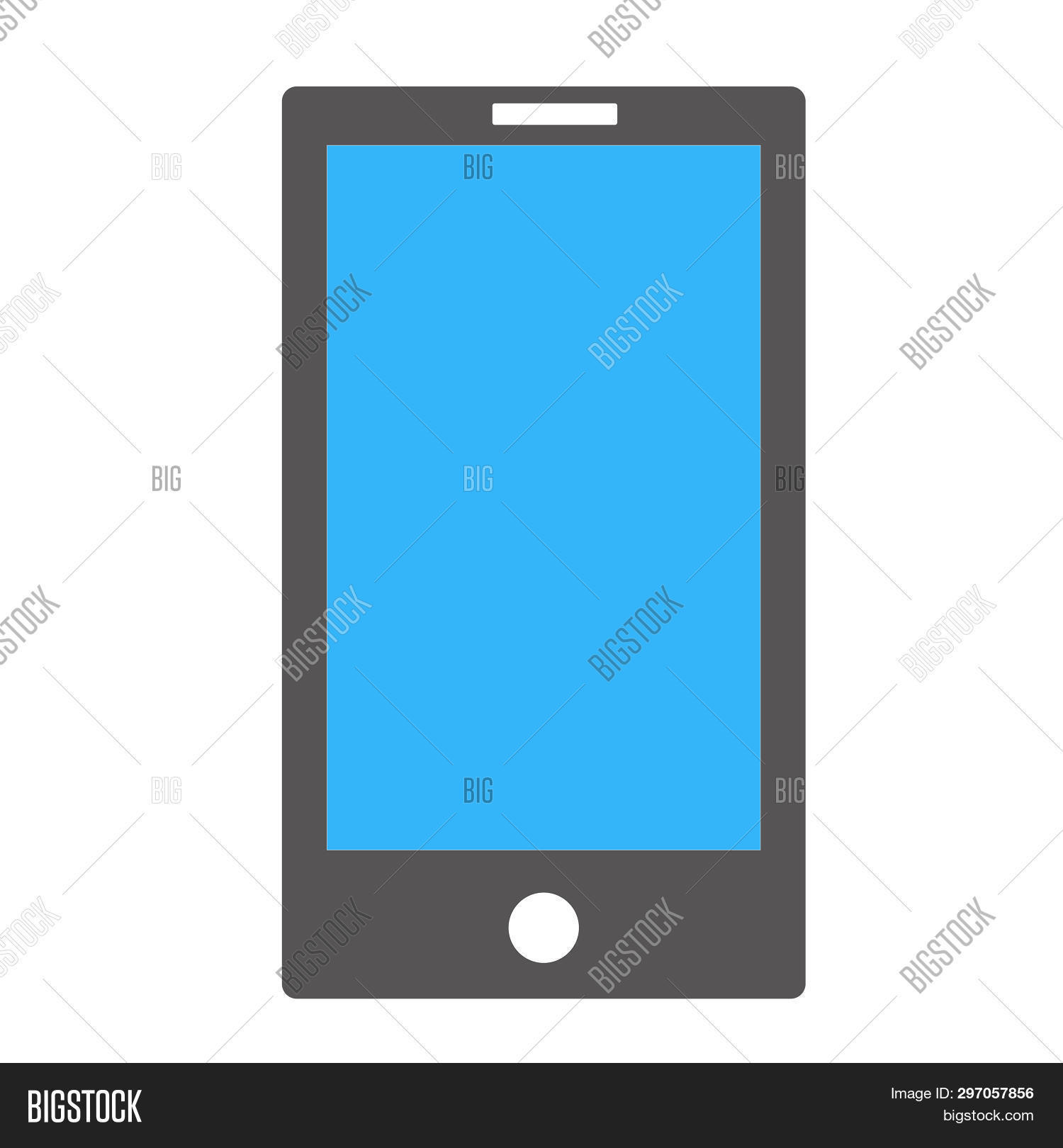 Phone Icon On White Background Flat Style Cell Mobile Image 1500x1620 Phone Icon On White Background Flat Style Cell Mobile Image