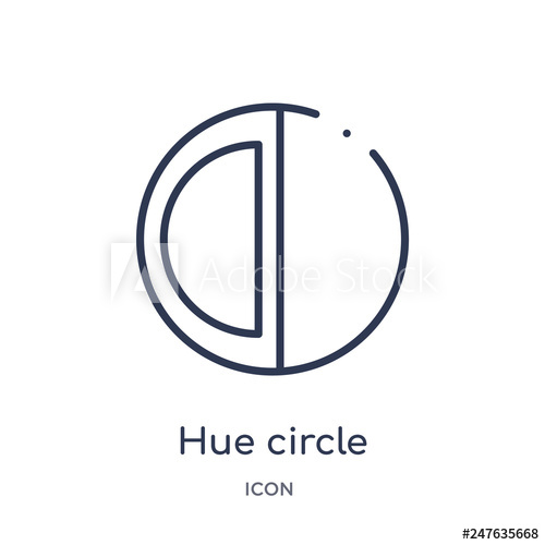 Hue Circle Icon From User Interface Outline Collection Thin Line 500x500 Hue Circle Icon From User Interface Outline Collection Thin Line
