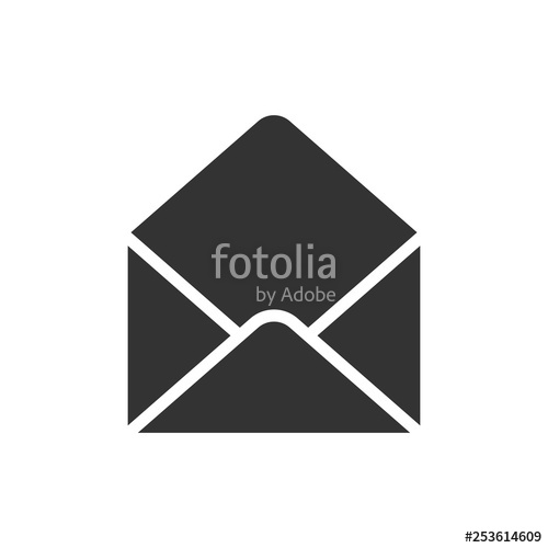 500x500 Empty Envelope Icon Stock Image And Royalty Free Vector