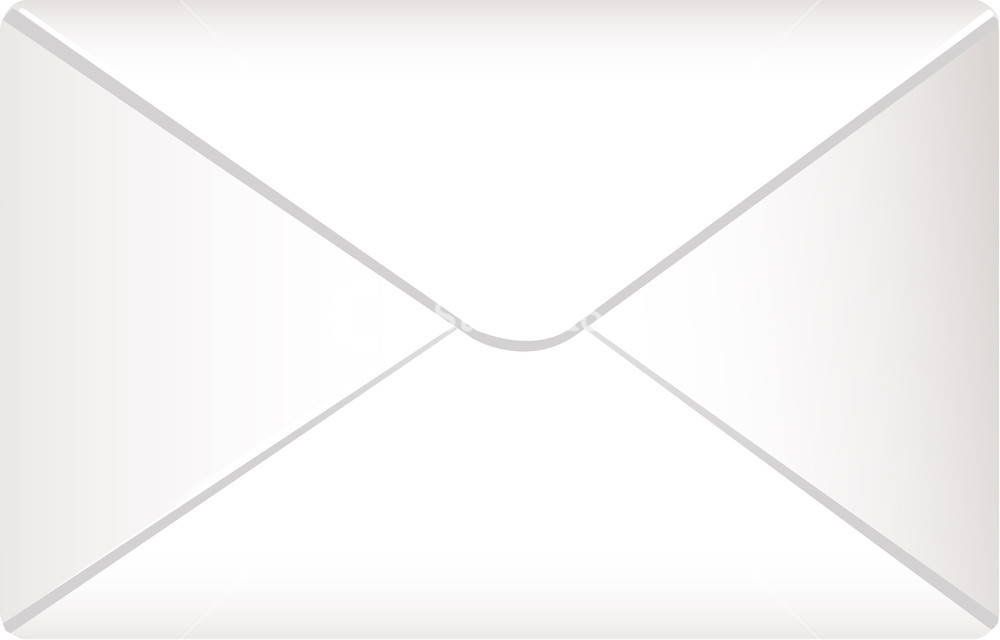 1000x640 Envelope Icon On White Background Royalty Free Stock Image