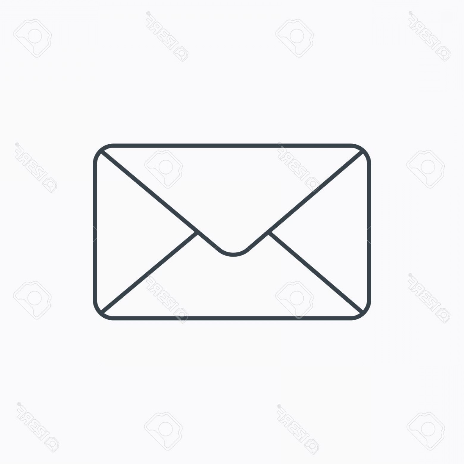 1560x1560 Photostock Vector Envelope Mail Icon Email Message Sign Internet