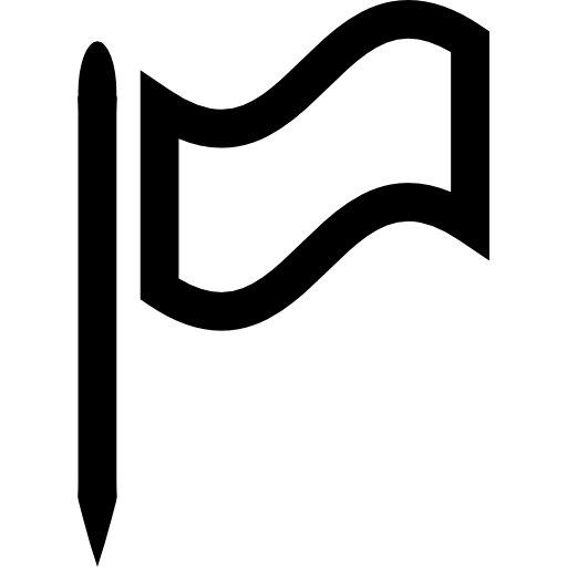 White Flag Outline With Thin Pole Icons Free Download 512x512 White Flag Outline With Thin Pole Icons Free Download
