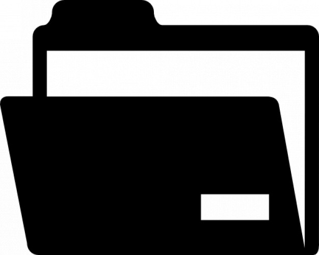 626x501 Folder Opened Icon In Black And White Icons Free Download