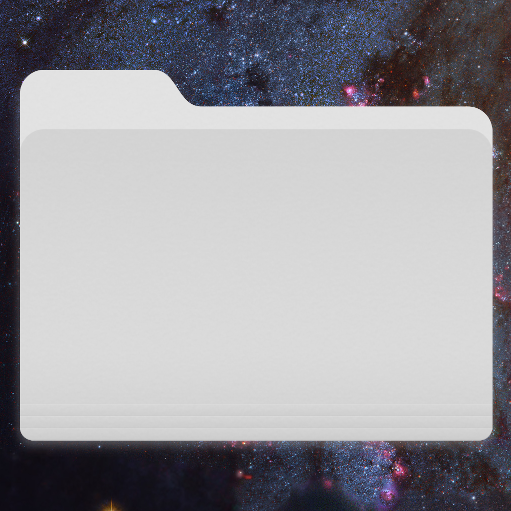 Белый ico. White folder icon. Mac os x folder icon.