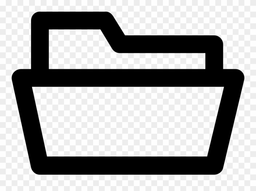 880x657 White Folder Icon Png
