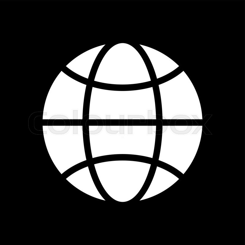 Vector Black And White Globe Icon Stock Vector Colourbox 800x800 Vector Black And White Globe Icon Stock Vector Colourbox
