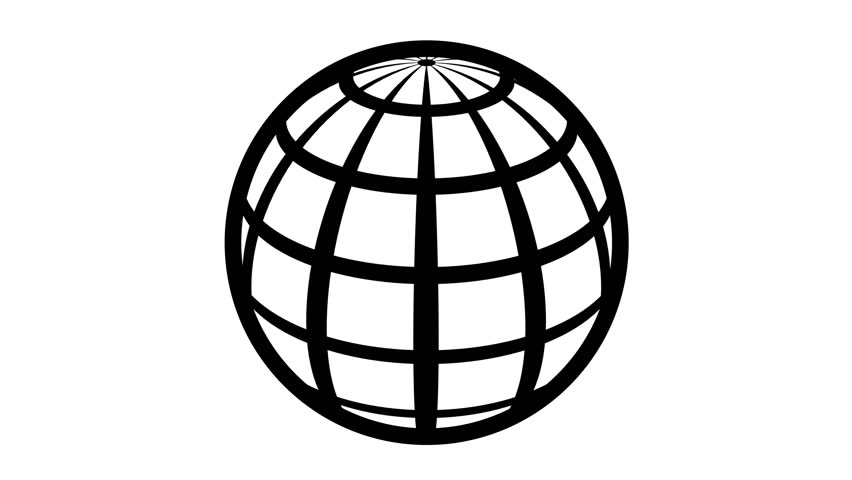 Globe Icon Earth Rotating Stock Footage Video 852x480 Globe Icon Earth Rotating Stock Footage Video