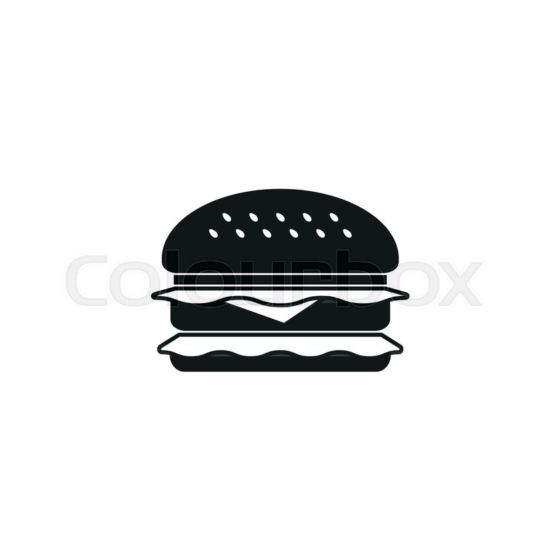 800x800 Hamburger Icon Simple Vector Stock Vector Colourbox