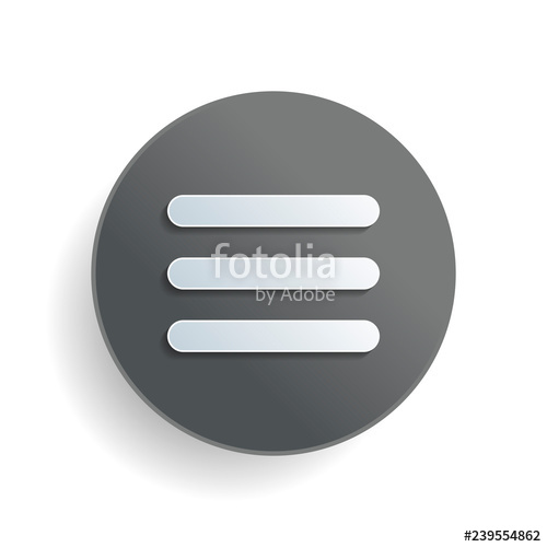 500x500 Hamburger Menu Web Icon Set Of White Icons On Colored Circles