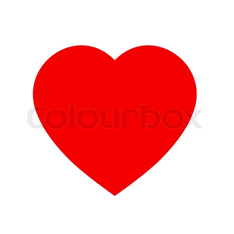 Simple Heart Icon Red And White Heart Stock Vector Colourbox 800x800 Simple Heart Icon Red And White Heart Stock Vector Colourbox