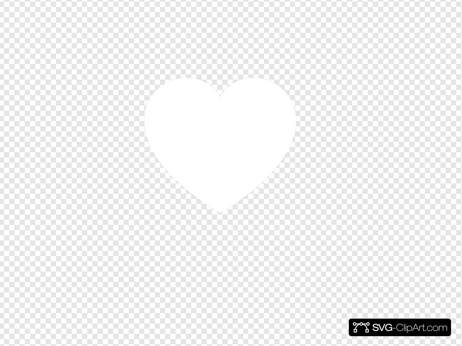 White Heart Clip Art, Icon 1600x1200 White Heart Clip Art, Icon