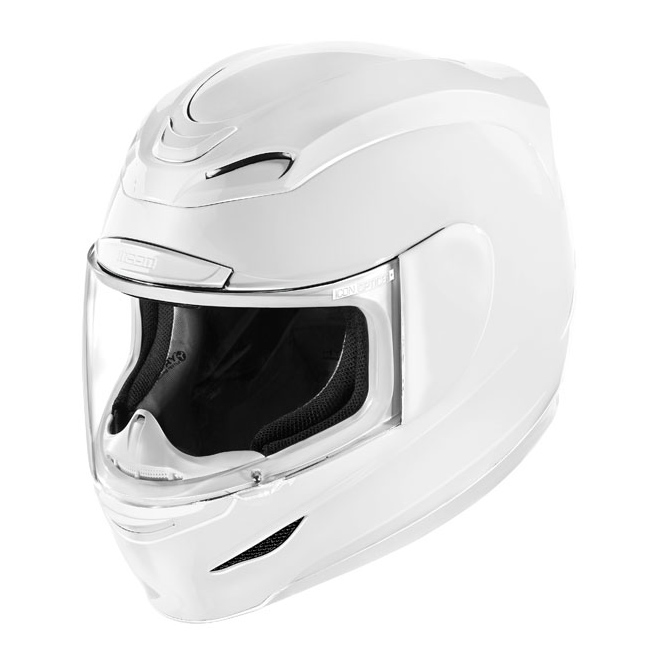 660x660 Icon Airmada Gloss White Full Face Helmet