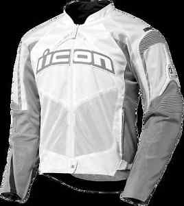 268x300 Mens Icon Contra White Textile Armored Motorcycle Riding Street