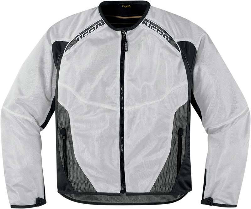 800x668 Icon Protectors, Icon Anthem Mesh Jacket Jackets Textile White