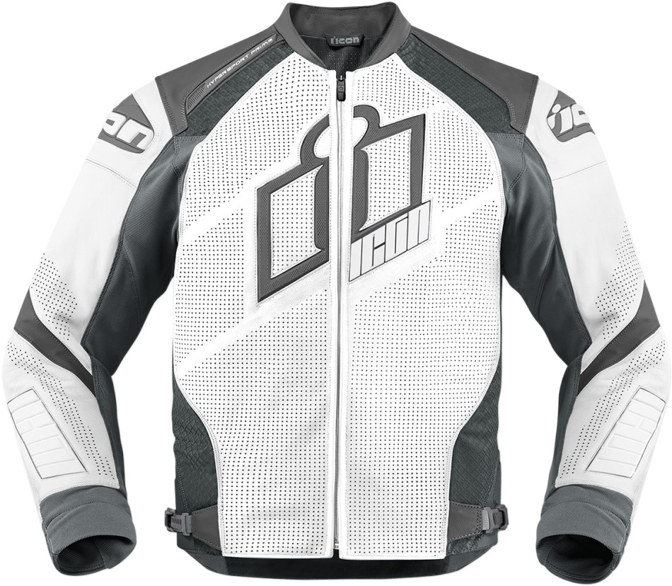 950x828 Icon Hypersport Prime Mens Leather Jacket White Ebay