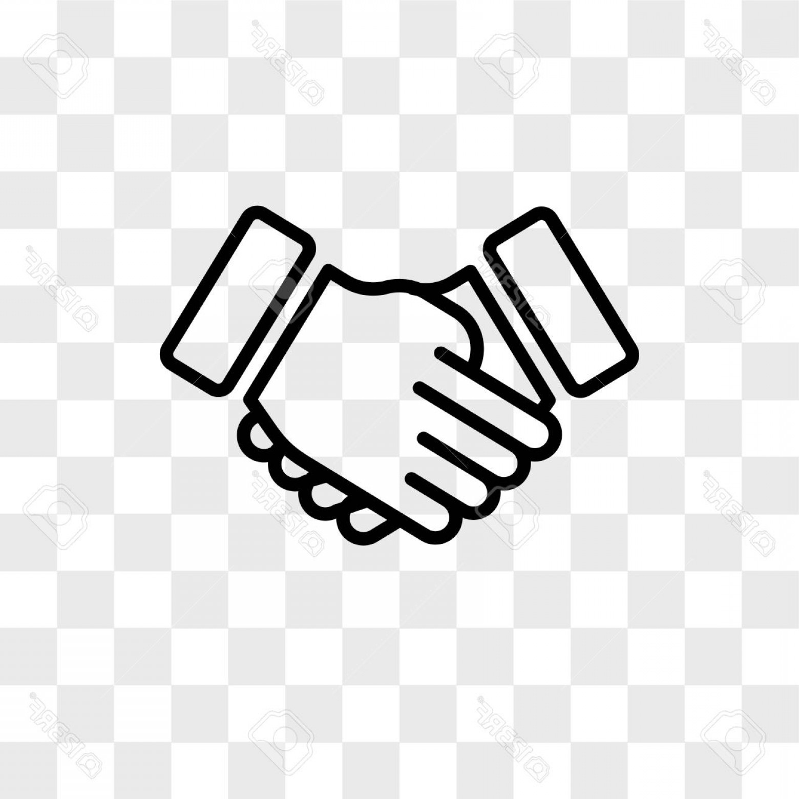 1560x1560 Handshake Vector White Icon Catchsplace