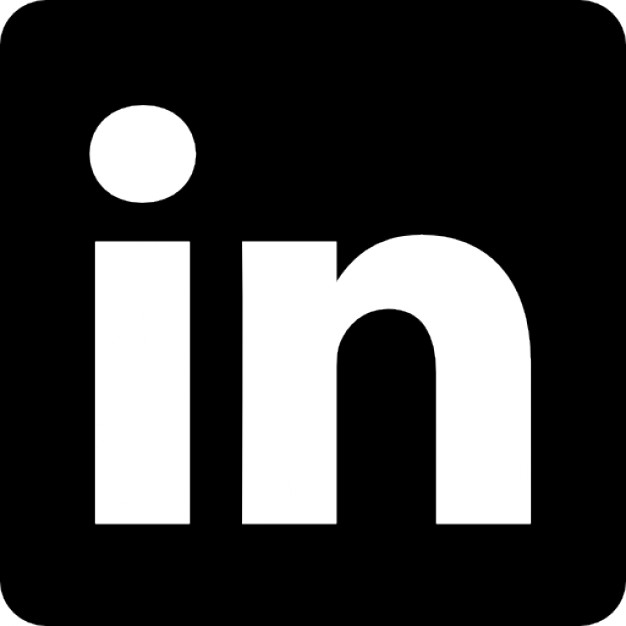 White Linkedin Icon