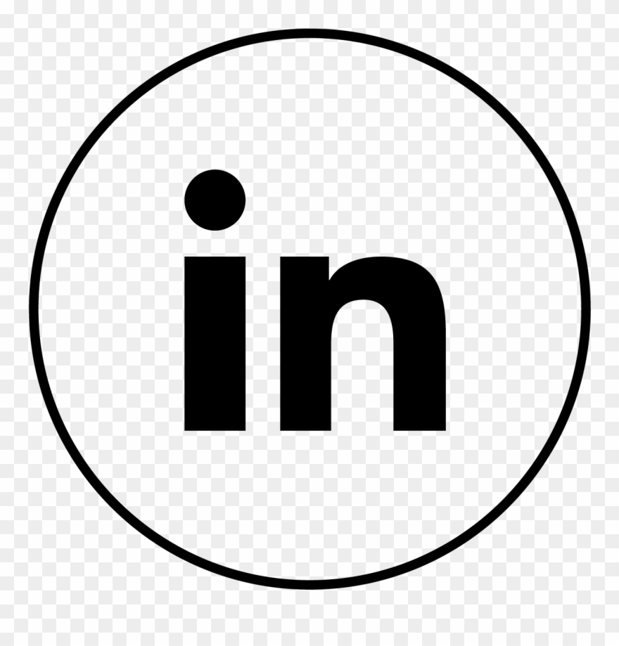 Linkedin Logo Black And White Png