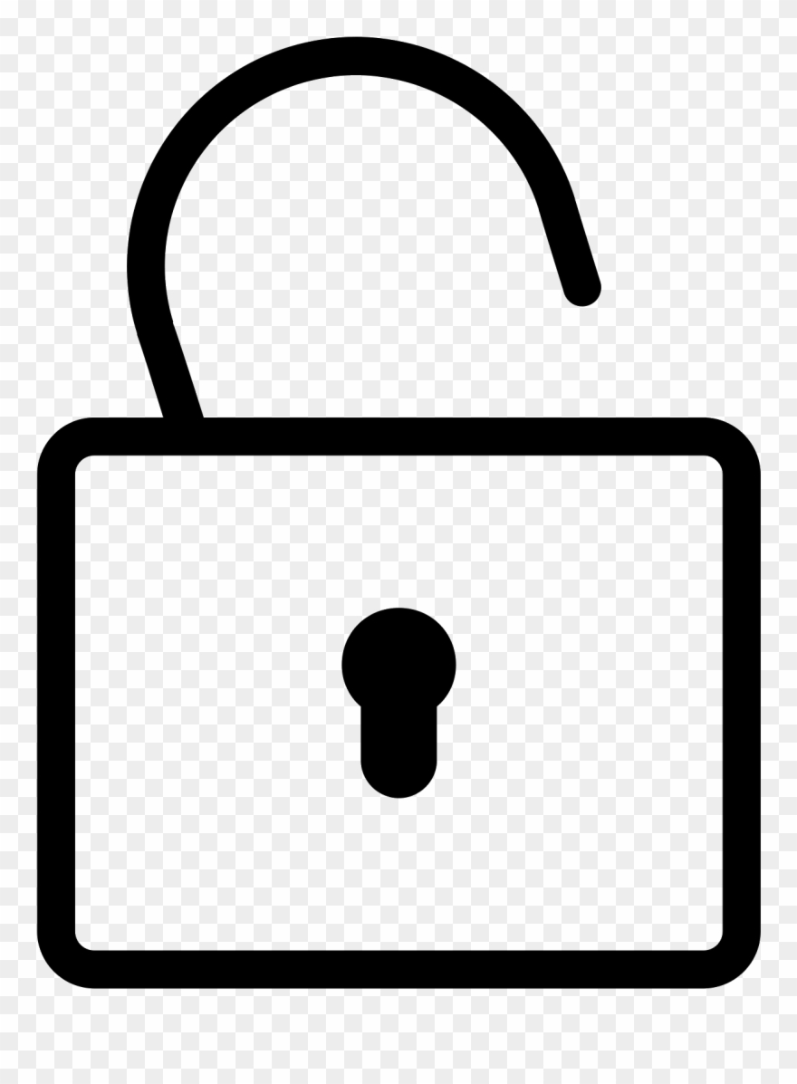 880x1197 Png Black And White Padlock Png Icon
