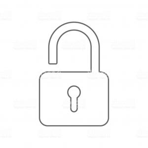 300x300 Xoobrclipart Padlock Monochrome Lock Icon Vector Png Transparent