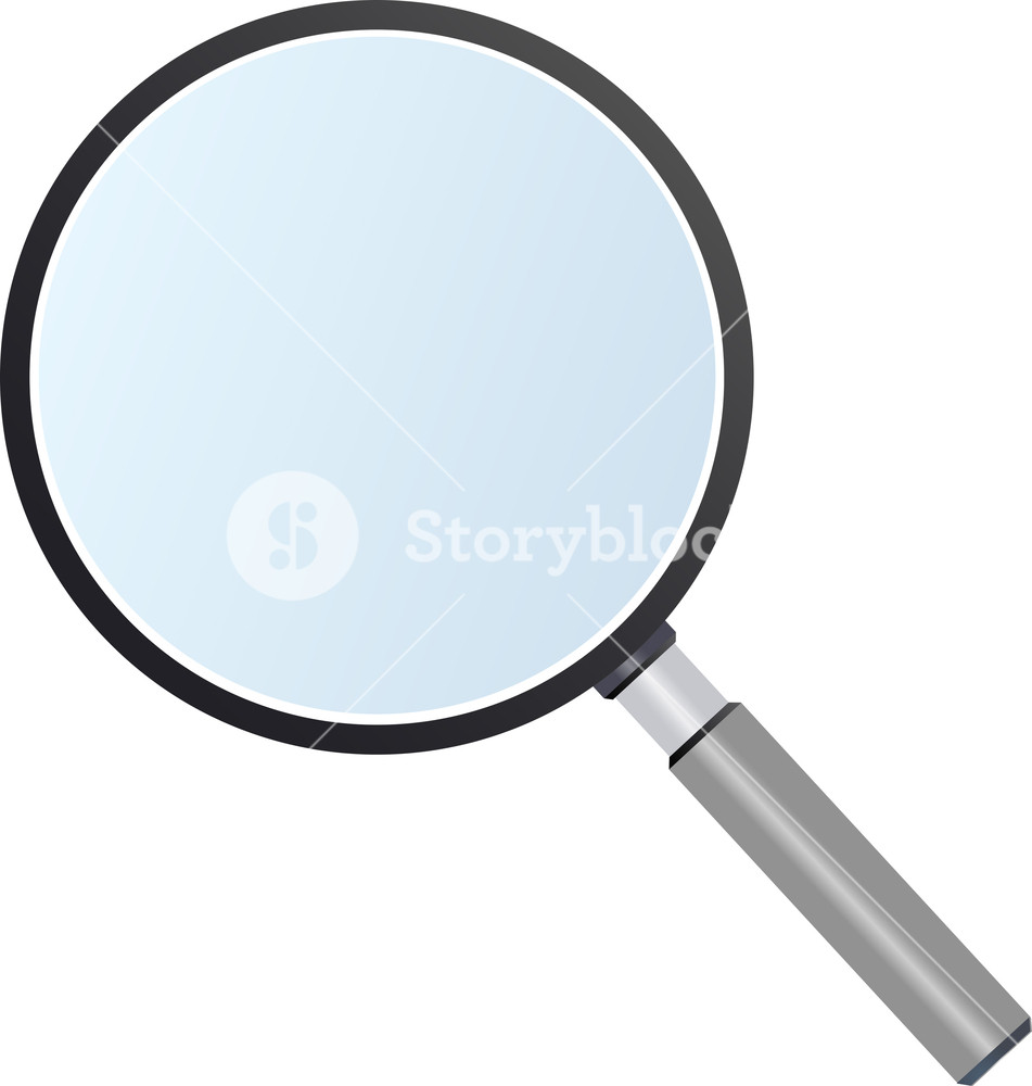 951x1000 Magnifying Glass Icon On White Background Royalty Free Stock Image