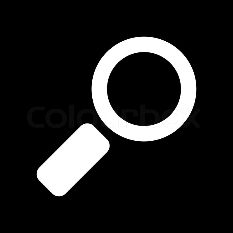 800x800 Magnifying Glass Icon White