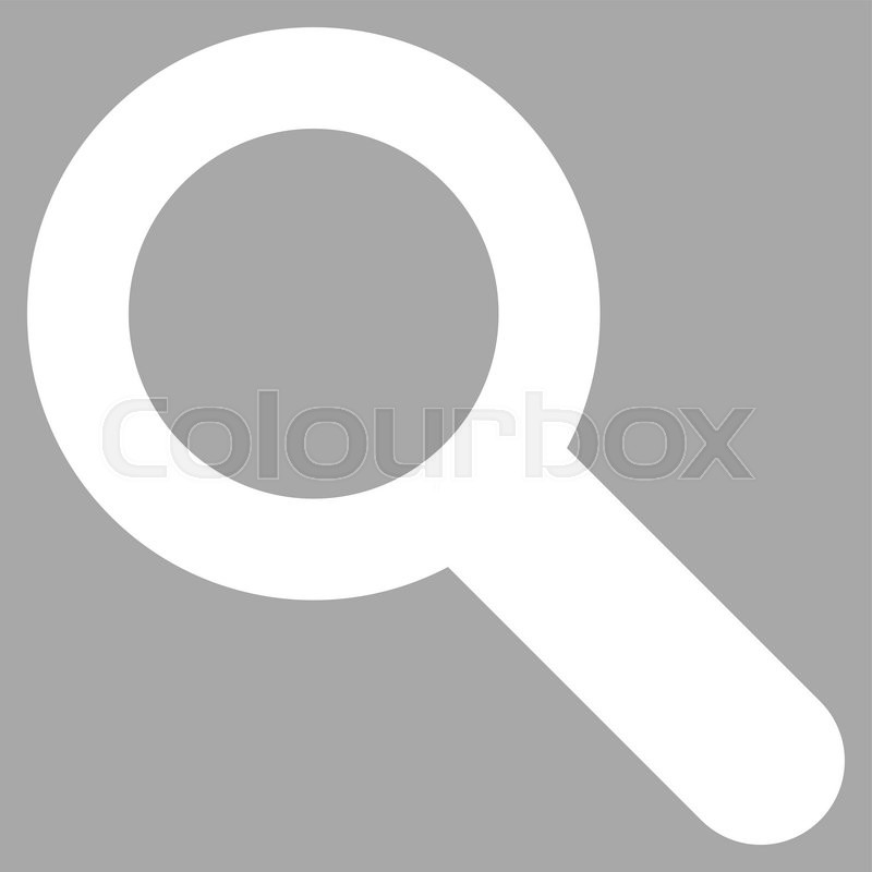 800x800 Magnifying Glass Icon White