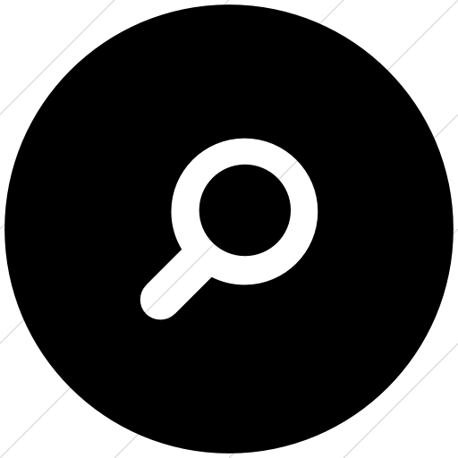 512x512 Iconsetc Flat Circle White On Black Foundation Magnifying