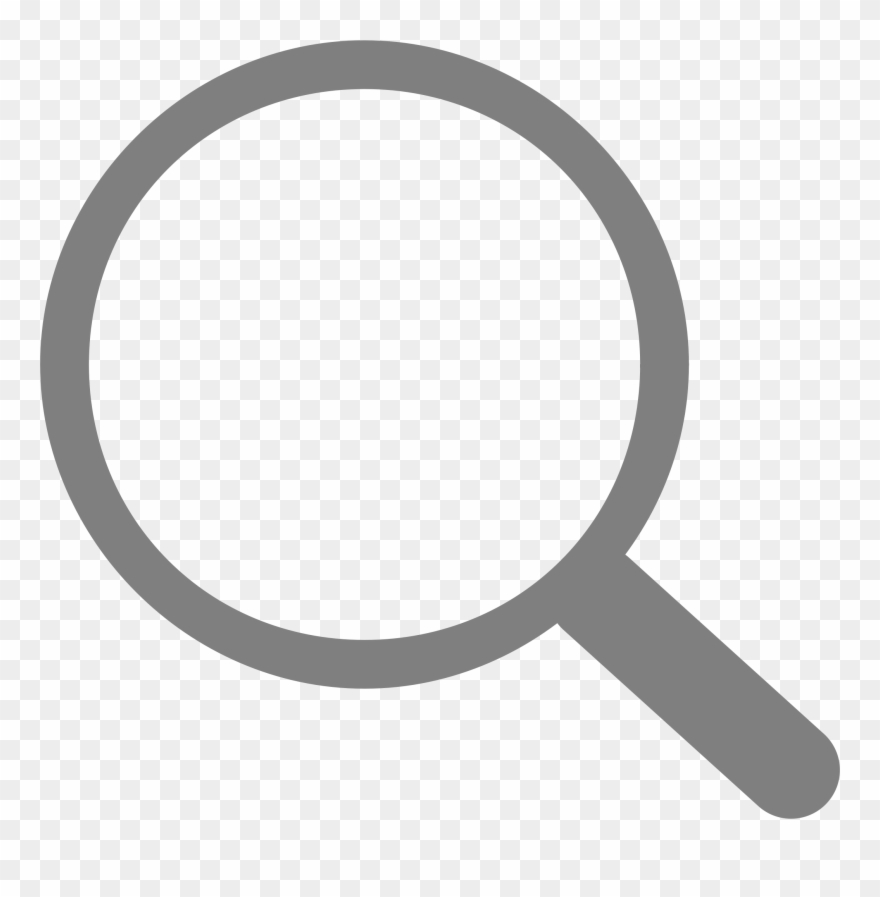 White Magnifying Glass Icon at Vectorified.com | Collection of White ...