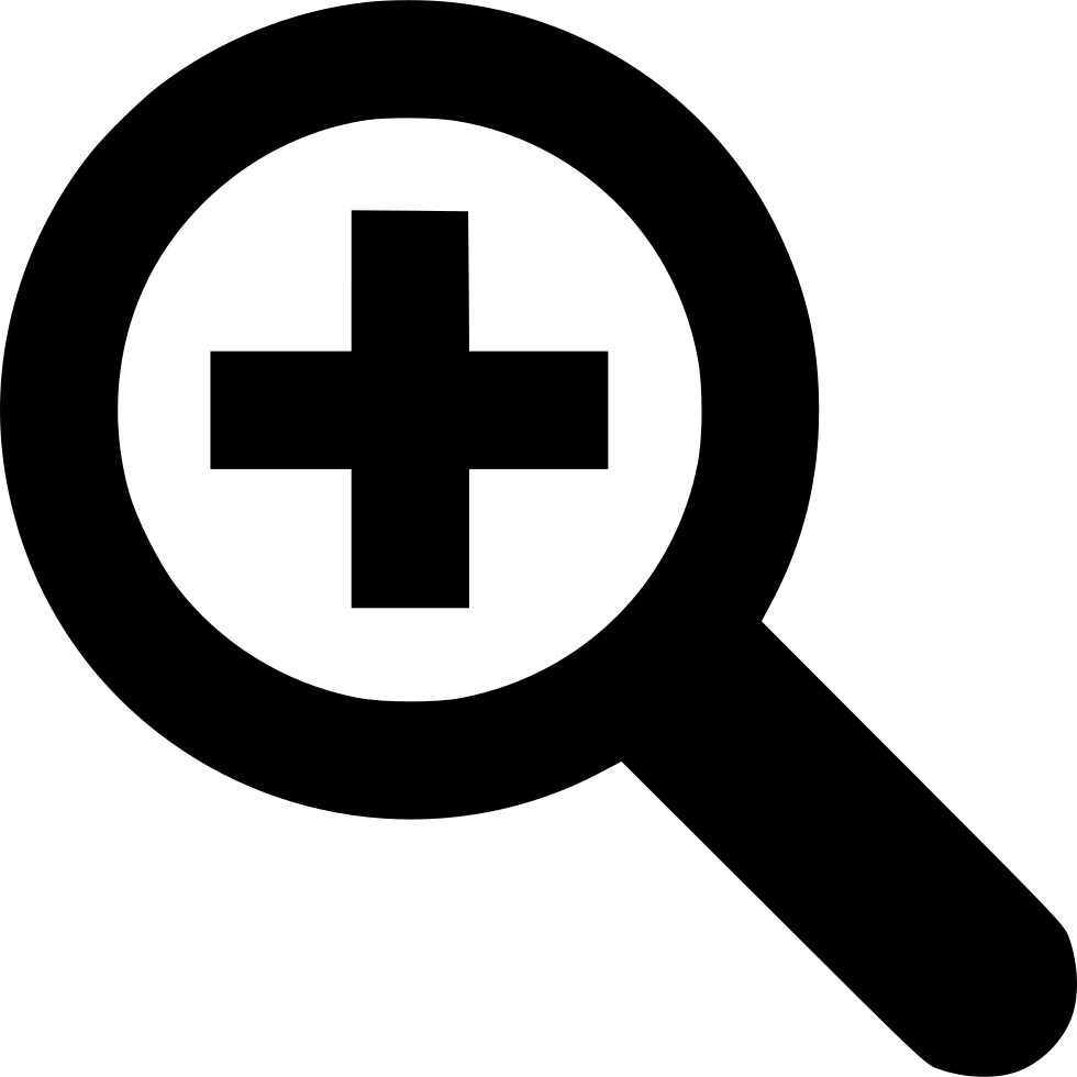 White Magnifying Glass Icon Png at Collection of