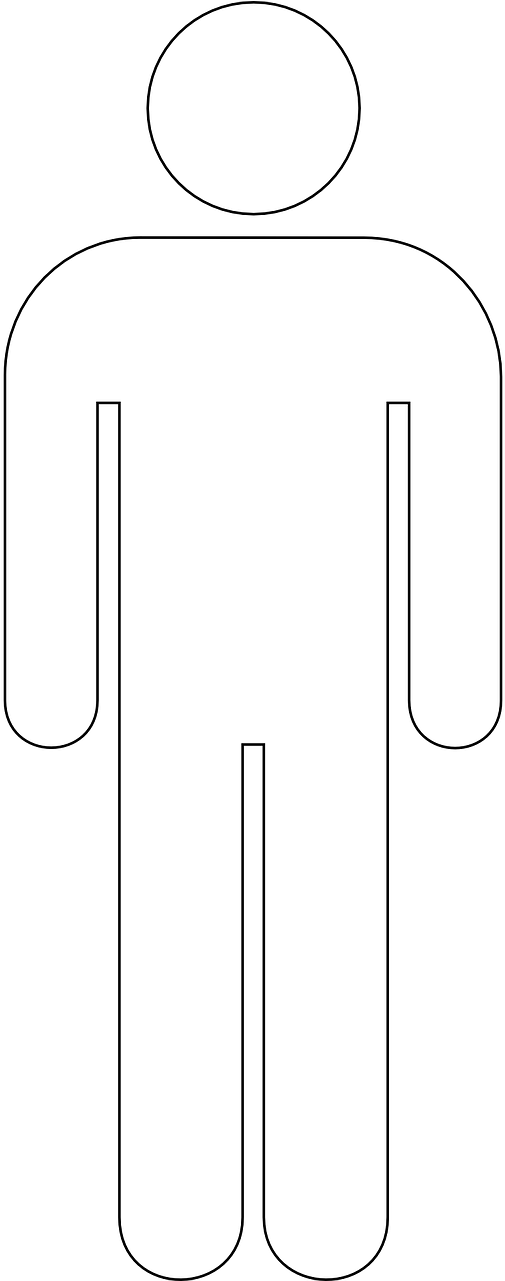 505x1281 Hd Man Pictogram Male Restroom Png Image