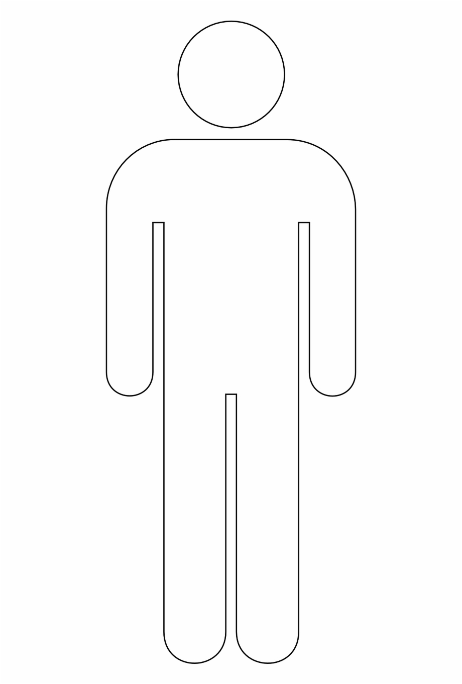 920x1361 Man Pictogram Male Restroom Png Image