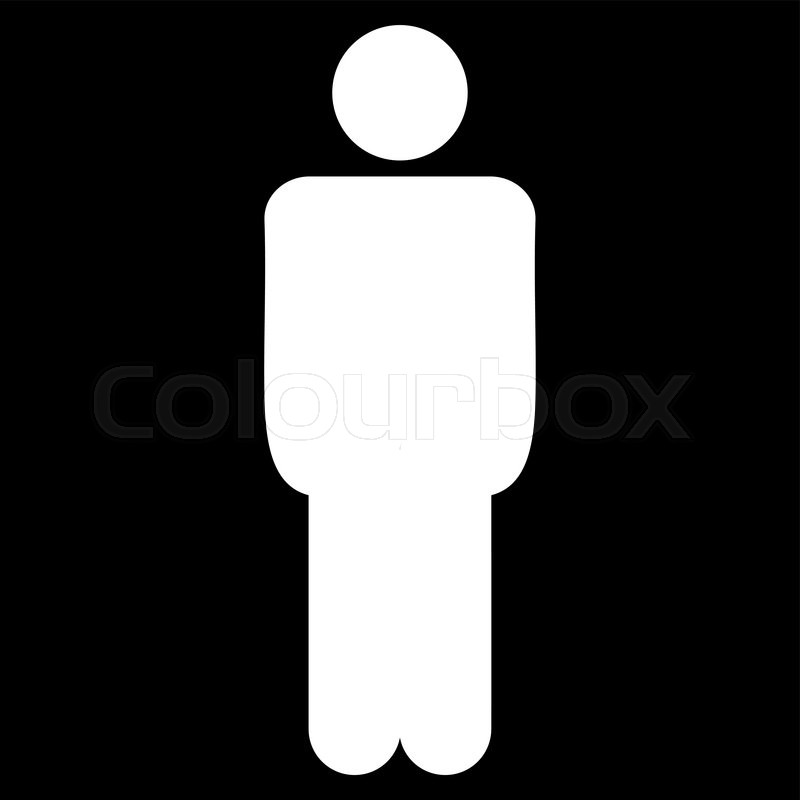 800x800 Man Icon From Primitive Set This Stock Vector Colourbox