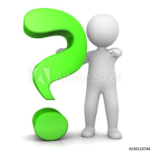 500x500 Question Mark Green Interrogation Point White Man Stick Figure