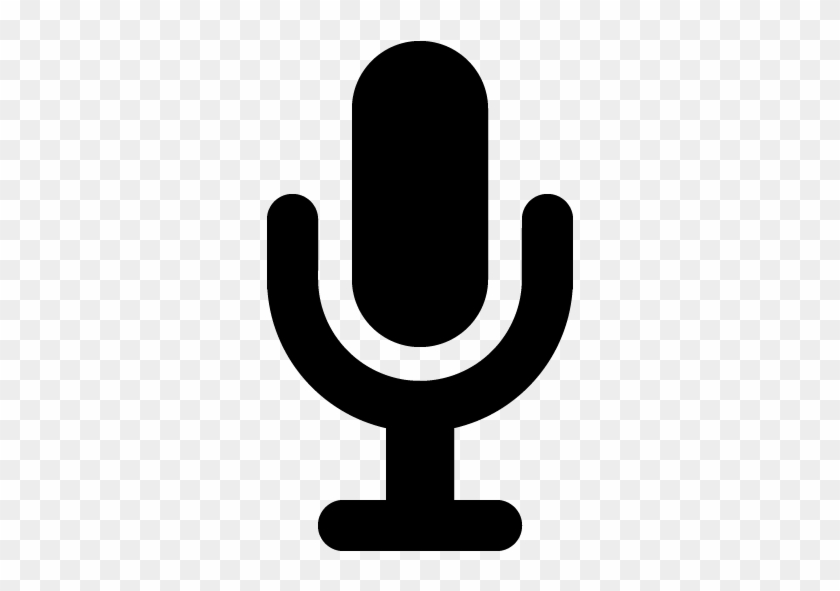 White Microphone Icon at Vectorified.com | Collection of White