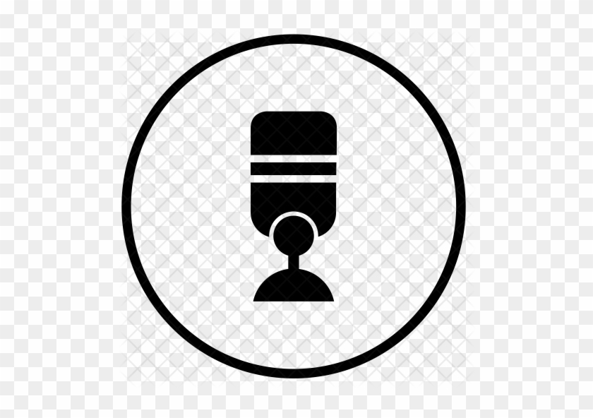 White Microphone Icon at Vectorified.com | Collection of White