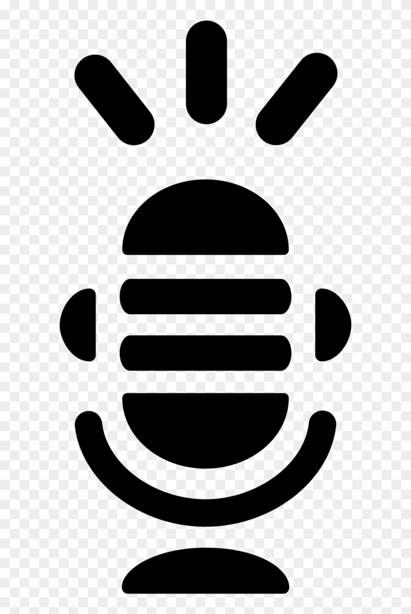 840x1254 White Microphone Icon Png Png Download